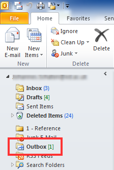Using Outlook 2010 for Email 9 Creating Mail Rules: Method 2 Detailed (Optional Exercise) You can also set up a rule via File, Manage Rules & Alerts.