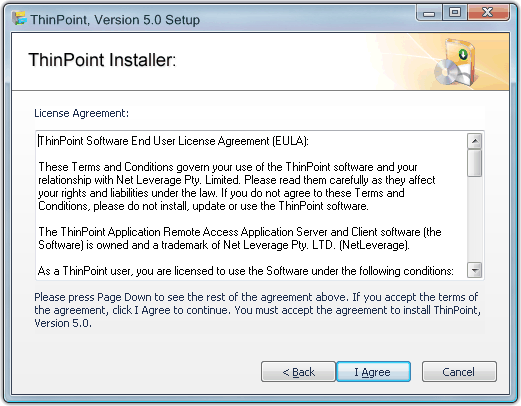ThinPoint Windows Host Installation 4.
