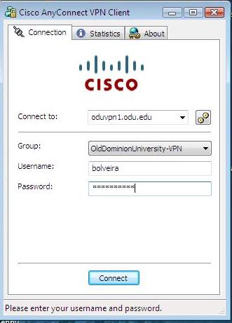 9. Once you have the workstation name or IP address you can use Remote Desktop through the Cisco AnyConnect VPN client. There are several other ways to access the computer name or IP address.
