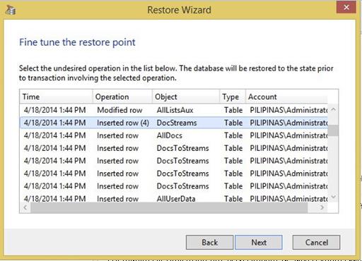 Explorer for SQL precise recovery of SQL databases New in v8 Visibility into SQL 2005, 2008, 2008 R2, 2012 and 2014 VM backups.