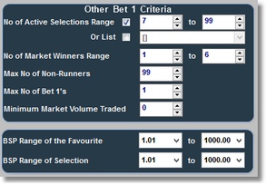 Auto Trading Fox User Interface 57 No of Active Selections List Available with ATF Ultimate Enables the user to specify the number of active selections as a list of specific values, for example: