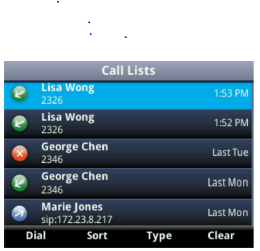 Viewing Recent Calls Your phone maintains a Recent Calls list a list of missed, received, and placed. Each list can hold up to 100 entries.