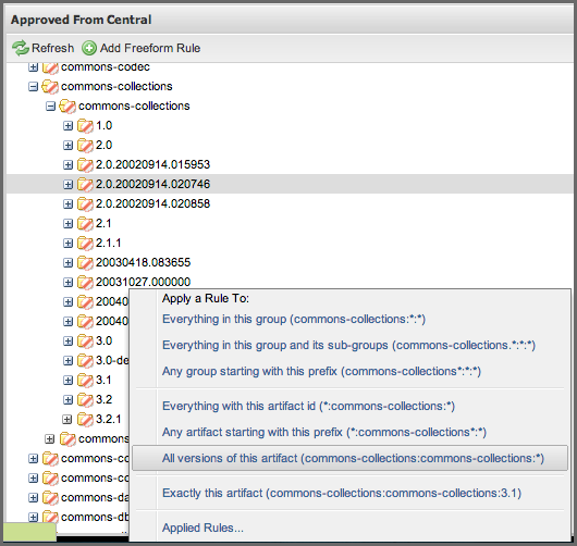 Repository Management with Nexus 230 / 440 Figure 10.