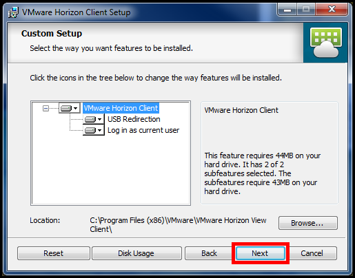 4. The Network protocol configuration dialog box will open. Select IPv4 and click the Next button (See Figure 8).
