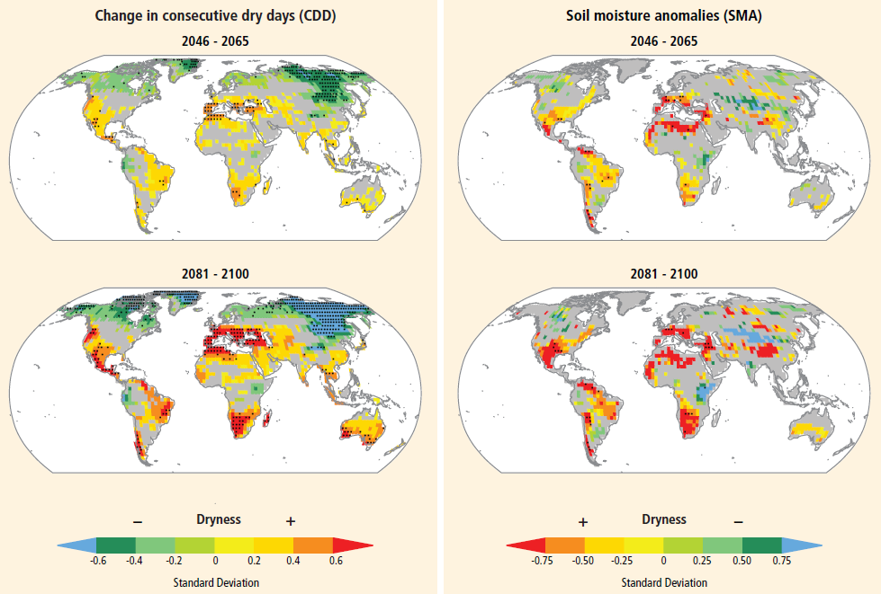 Climate models project there will be more drought
