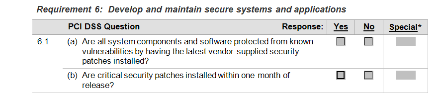 REQUIREMENT 5 Use and regularly update anti-virus software or programs Requirement 5 Answer: 5.1 5.