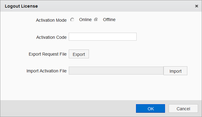 4. Click Export and save the request file to the proper directory or the removable storage medium (e.g., USB flash disk). 5.