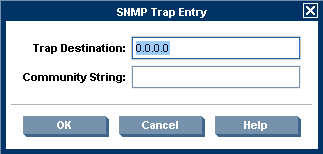 Chapter 31: Configuring StoreEver Tape Libraries 3. In the left panel, select SNMP Alerts. The current SNMP traps appear in the right panel. 4.