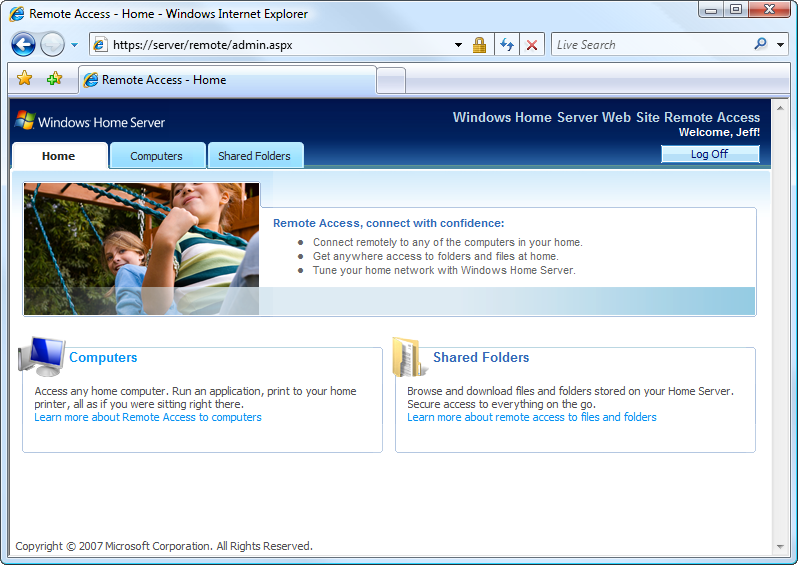 4 Overview of Remote Access You can use the Remote Access feature in the Windows Home Server operating system to connect to your home server and your home computers while you are away from home.