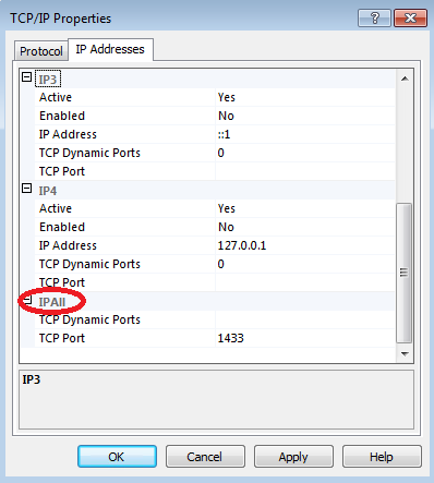 5. Double-click on the enabled TCP/IP protocol. 6. Click on the IP Addresses tab. 7.