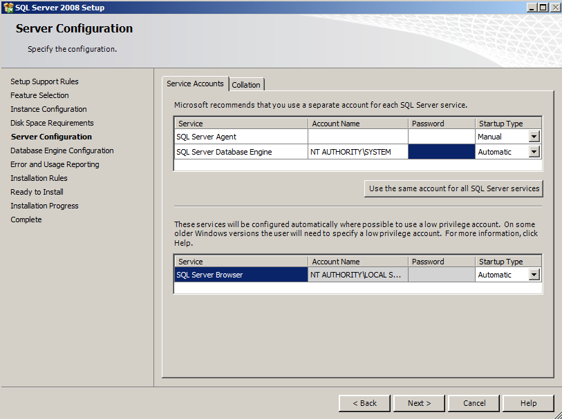 11) The Disk Space Requirements screen will appear. Click Next to continue.