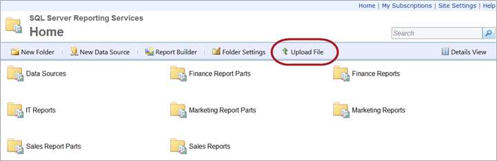Deployments via Upload Process Simple to do in SharePoint or Report Manager just need