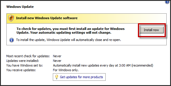 Page 14 of 243 The first time that you run Windows Update, you ll be prompted to configure the automatic update settings.