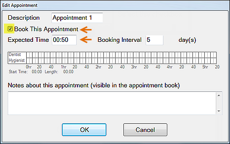 Facilitating patient online booking of planned treatment Ideally Receptionists secure bookings from patients when the patients depart Reception.