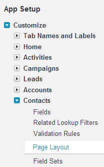 Modify Contacts *Note: Even if your organization does not utilize Contact objects in Salesforce, you must complete at least steps 1-4 in this section.