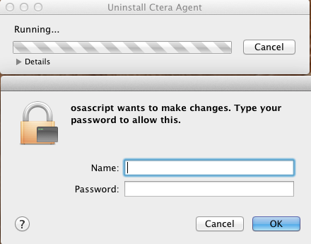 Installing the CTERA Agent 2 Uninstalling the CTERA Agent To uninstall CTERA Agent 1 Double-click on the CTERA Agent installer. The Agent Setup Actions pane opens.