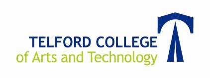 GENERAL BACKGROUND Telford College is a medium to large Further Education College based on a single 23 acre campus in the market town of Wellington.