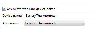 Use Cases for Modifying the Sample Applications Figure 5.4 Health Thermometer Plugin 8. To add encryption to avoid eavesdropping, select the Connection plugin and turn on Pairing and Bonding.