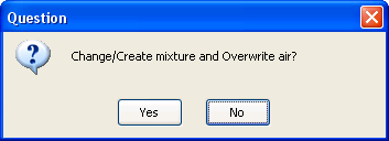 Figure 1.18: The Create/Edit Materials Dialog Box iii. Click Change/Create. A Question dialog box will open, asking if you want to overwrite air.