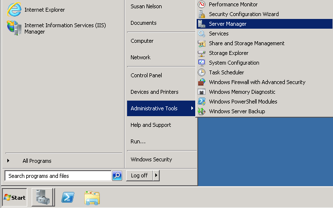 3. If you need to install IIS on the server, add the Web Server (IIS) role service: a.