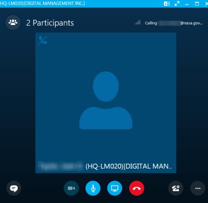 If you want to use Skype for Business to make a call, the only option is a Skype for Business to Skype for Business call with one other NOMAD user.