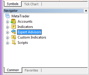 If your MetaTrader is open, close it and then re-open.