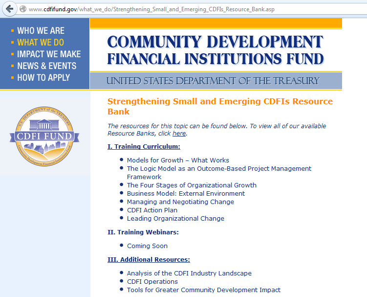 CDFI Fund s