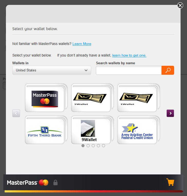 MasterPass Sandbox Testing In order to access the necessary information to test in the sandbox environment, you must submit an approval request to the merchant as explained earlier in the guide.