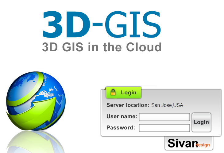2. Working with 3D GIS in the Cloud 2.1 Getting Started 2.1.1 3D GIS in the Cloud Interface Explorer User Access through a link to a published project (created in 3D GIS Online): 1.