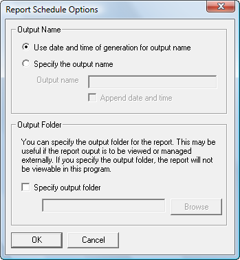 Scheduling a Report Run Scheduling a Report Run The scheduling option of the Endpoint Encryption Reporting Tool allows you to stipulate the date and time for a report run.