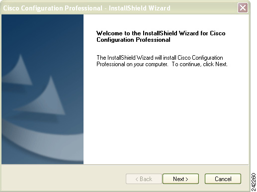 Task 7: Install Cisco CP Step 5 When the Welcome window appears (Figure 9), click Next to begin the installation.
