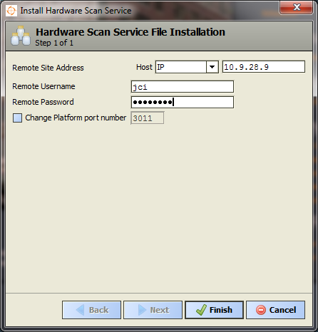 Hardware Scan Service In FX Workbench, you have the option to add the Hardware Scan Service.