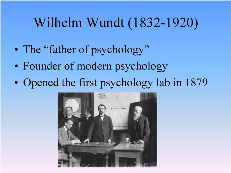 of modern psychology Opened