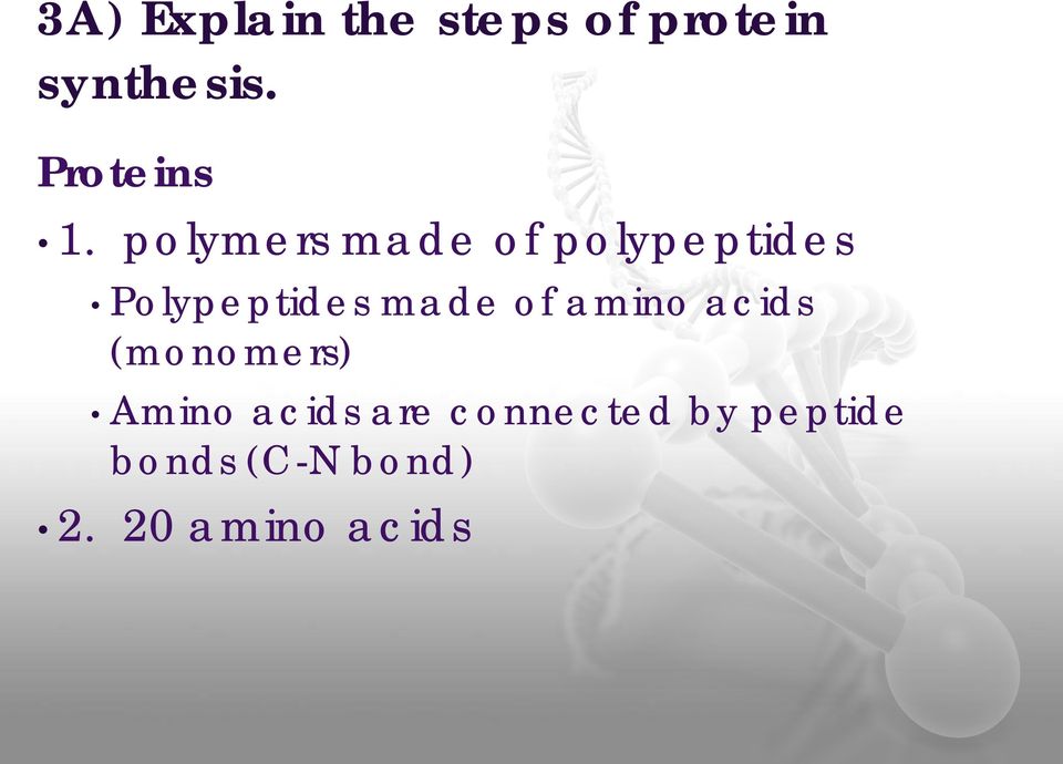 polymers made of polypeptides Polypeptides made of