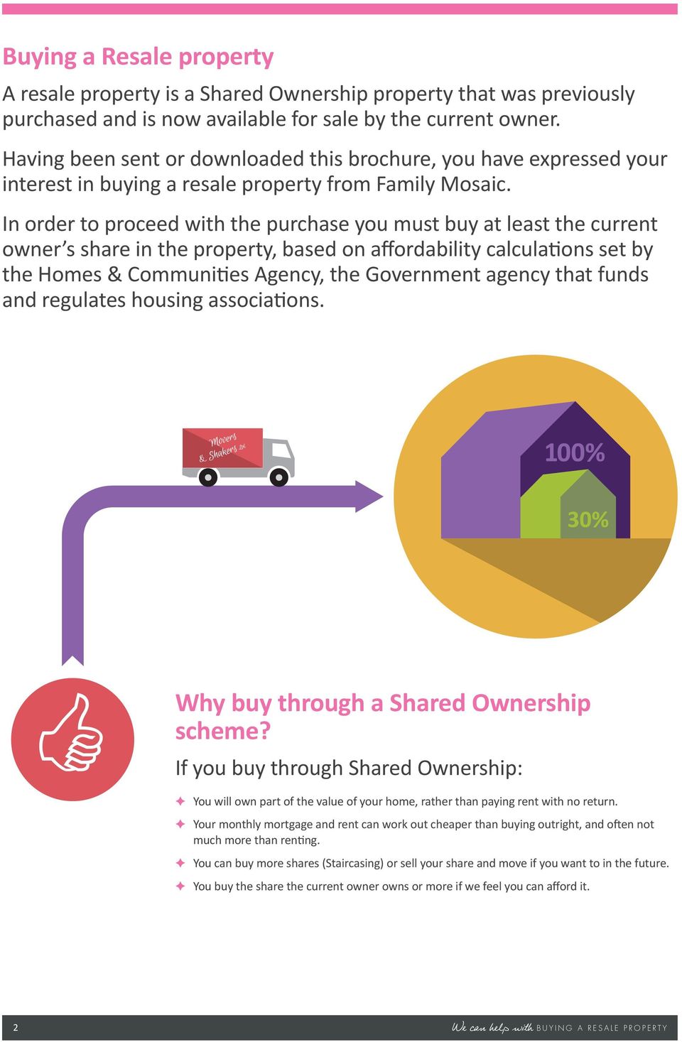 In order to proceed with the purchase you must buy at least the current owner s share in the property, based on affordability calculations set by the Homes & Communities Agency, the Government agency
