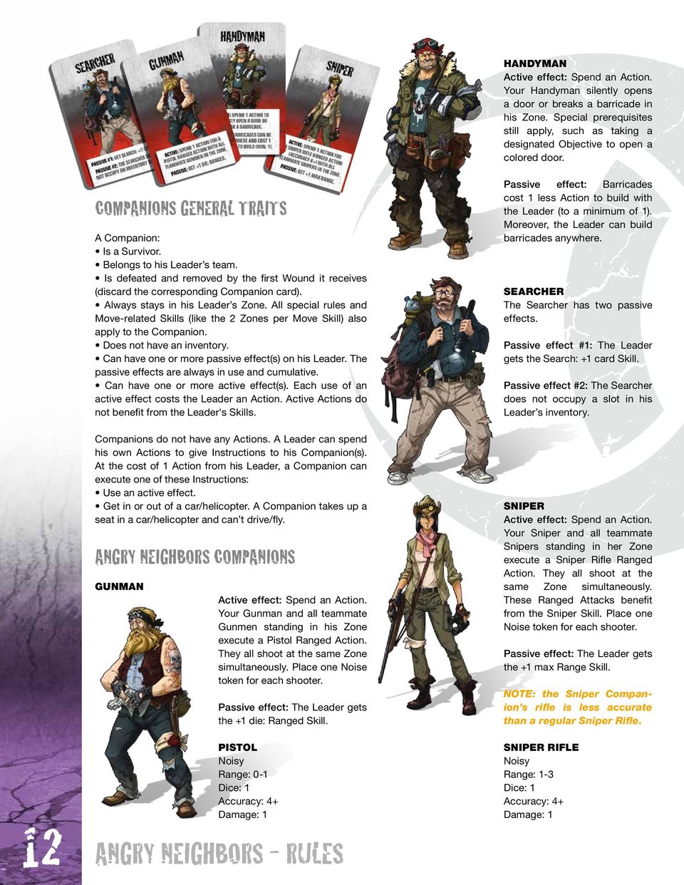 ZOMBICIDE PRISON OUTBREAK P09 3 X EXPERIENCE TRACKERS