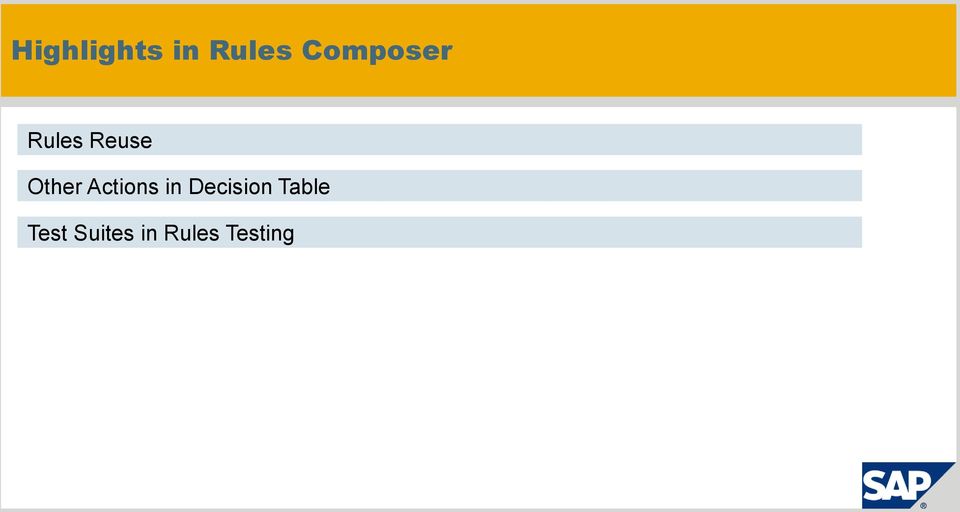 Decision Table Test Suites in