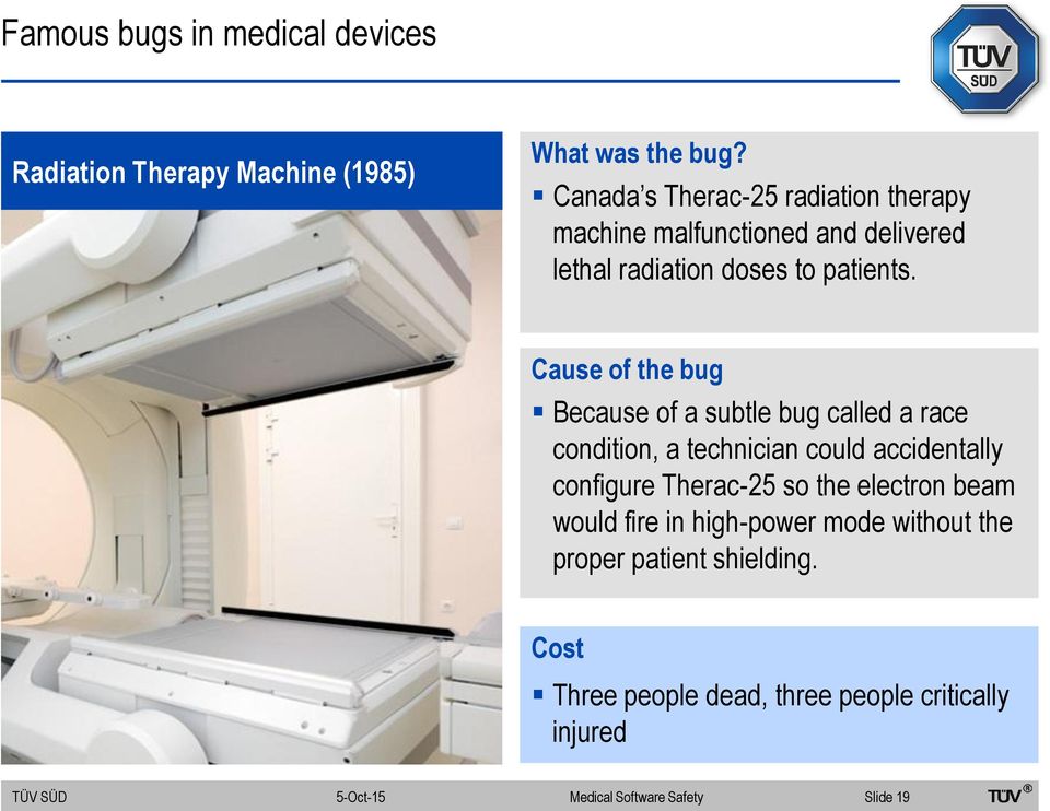 therac 25 radiation therapy machine