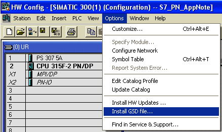 Solution 15 4.2 Install the WAGO 750-340 GSD File A GSD file (Generic Station Description), which is supplied by the device manufacturer, contains a description of the PROFINET device.