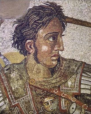 ALEXANDER THE GREAT (356 BC) Student of Aristotle: Prince of Macedon (upper Greece) Conquered Egypt and Persia Promoted religious and