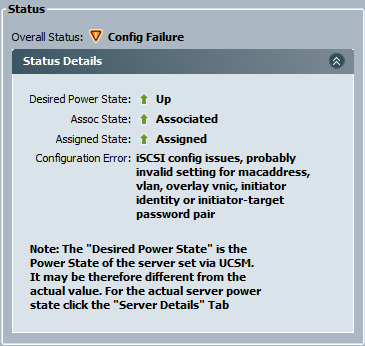 2. If the blade fails to attach the LUN after service profile association, connect to the UCS Manager (UCSM) command line interface (CLI).