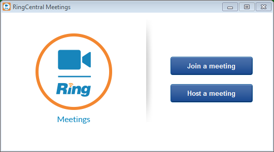 RingCentral for Desktop Launch an online meeting Launch an online meeting You can hold an online video meeting at any time using RingCentral Online Meetings and start it directly from RingCentral for