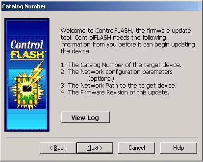 Click OK and you are returned to the Welcome to ControlFLASH dialog box. 28.