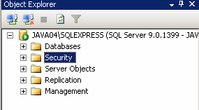 SQL Database and Account Management with SQL Server Management Studio Express Edition (SSMSEE) tool To make it easier to do management activities in SQL server, you can use SSMSEE for 2005.