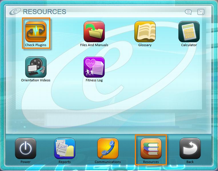Resources Check Plug-ins Inside the Organizer you can access a system-check device that reviews the software that is loaded on your computer and assesses whether or not you have the necessary