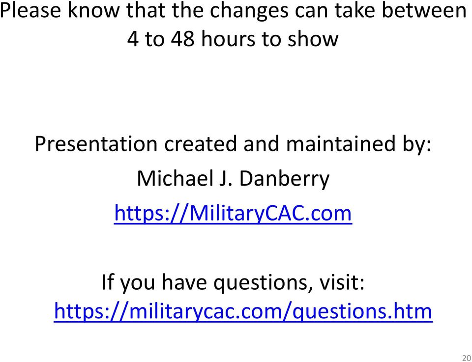 Michael J. Danberry https://militarycac.