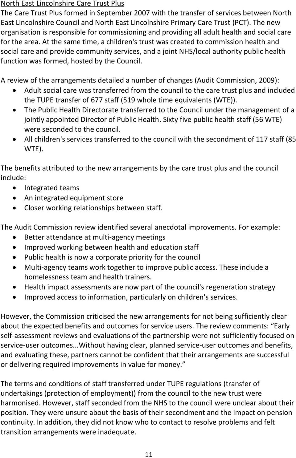 benefits of multi agency working in health and social care