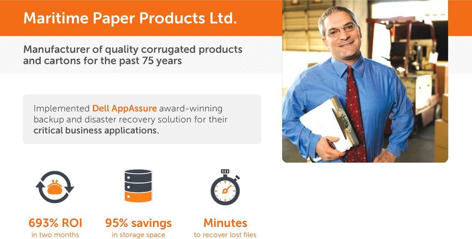 Implemented Dell AppAssure award-winning backup and disaster recovery