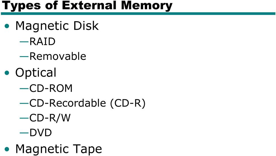 Optical CD-ROM CD-Recordable