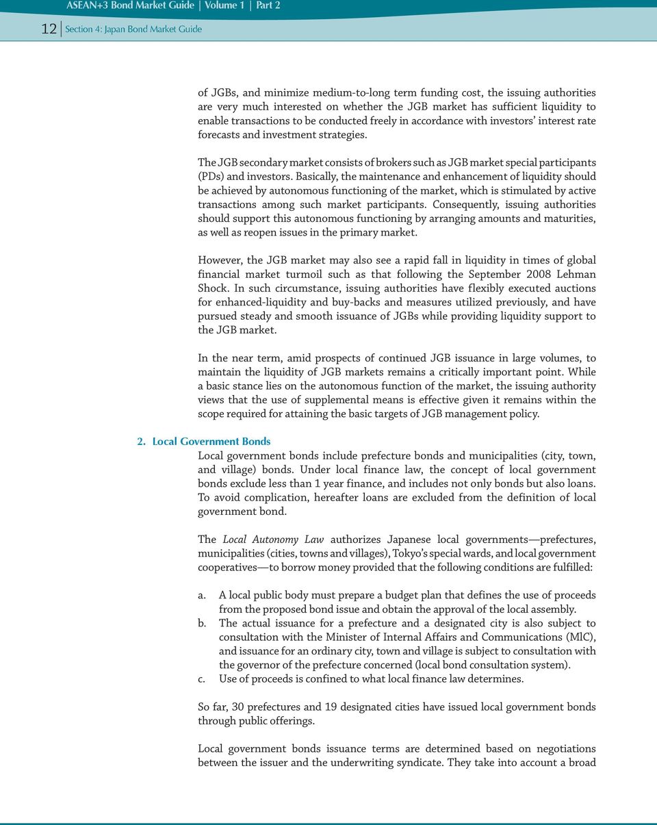 section 4: japan bond market guide. japan bond market guide - pdf